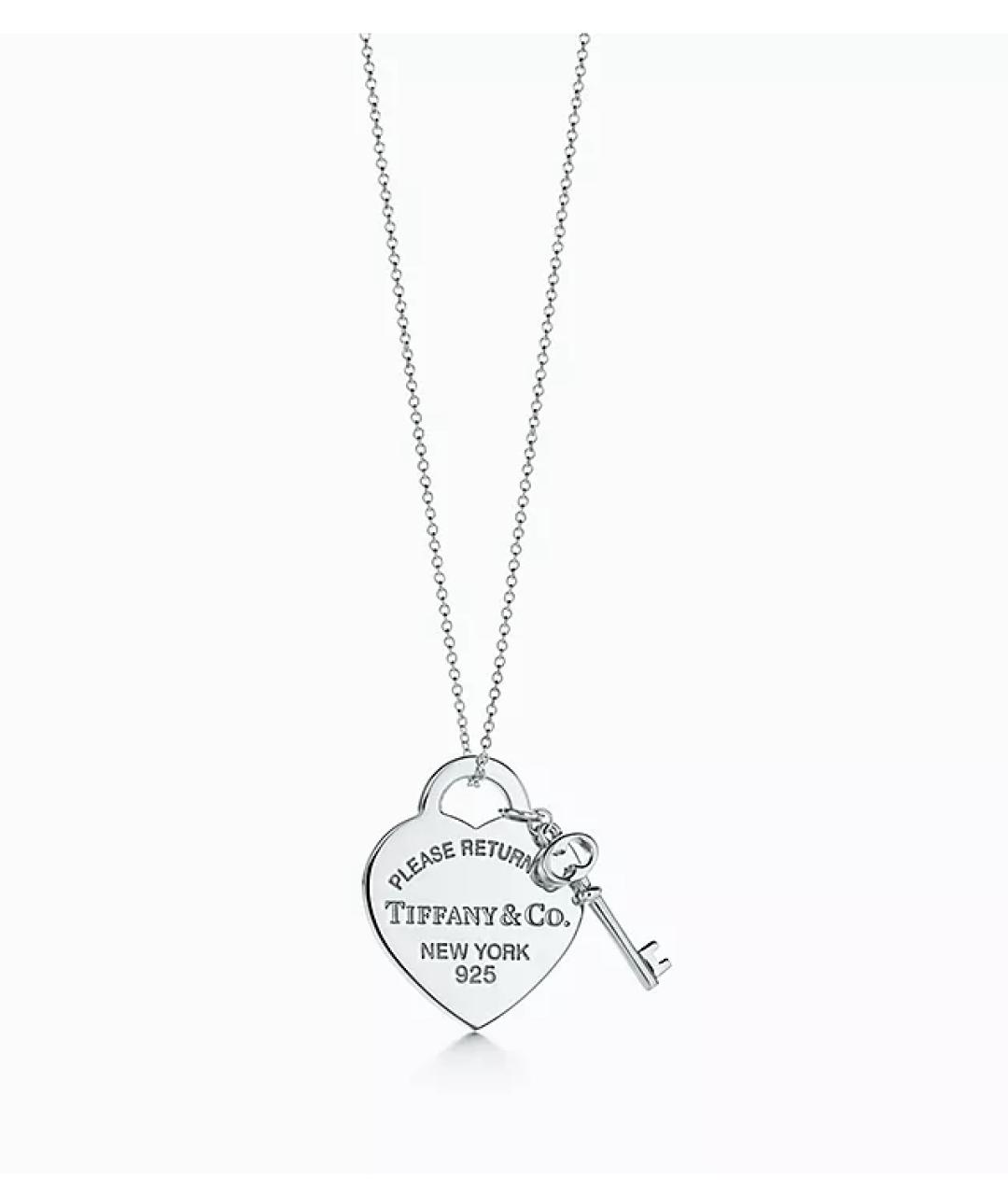 TIFFANY&CO Серебряное серебряное колье, фото 8