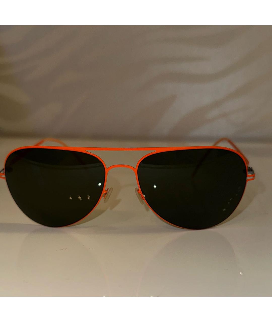 MYKITA Оранжевое металлические солнцезащитные очки, фото 5