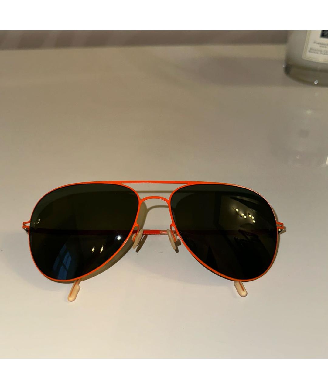 MYKITA Оранжевое металлические солнцезащитные очки, фото 3