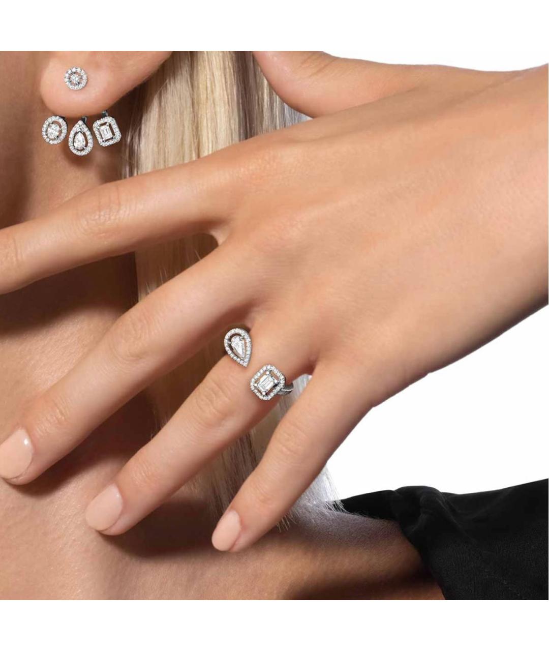 MESSIKA Серое кольцо из белого золота, фото 4