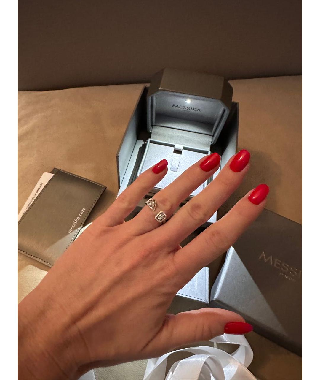 MESSIKA Серое кольцо из белого золота, фото 3