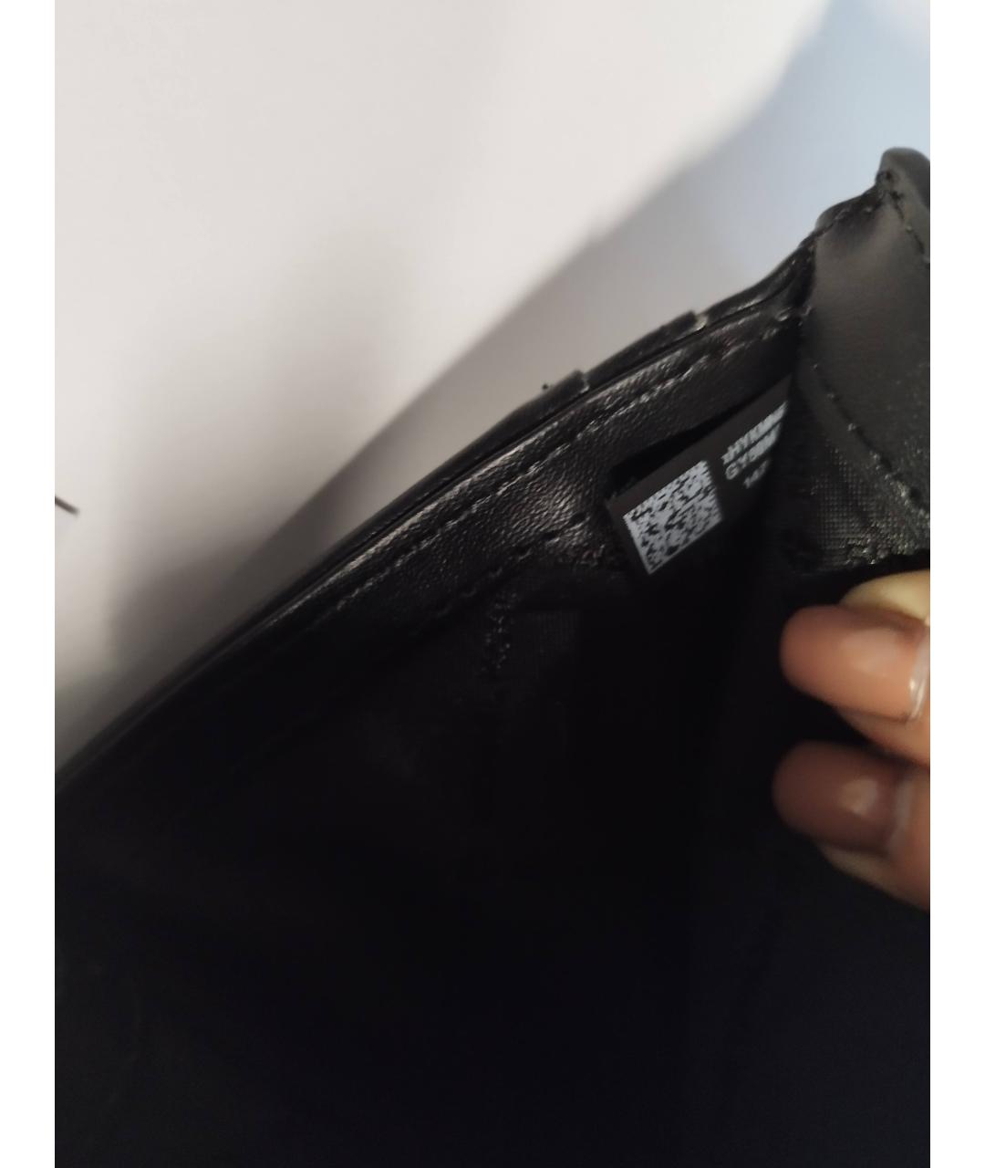 MICHAEL KORS Черный кожаный кошелек, фото 7