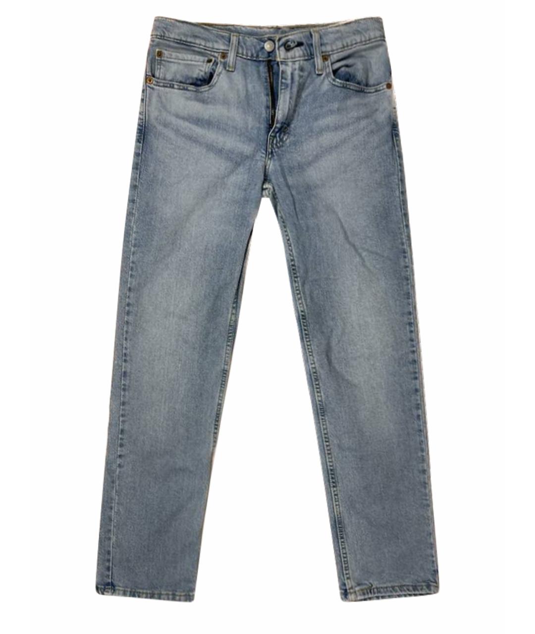LEVI'S Горчичные хлопковые прямые джинсы, фото 1