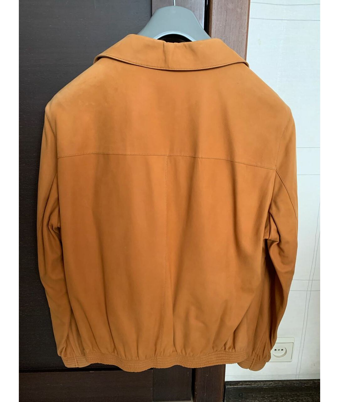 KITON Оранжевая замшевая куртка, фото 2
