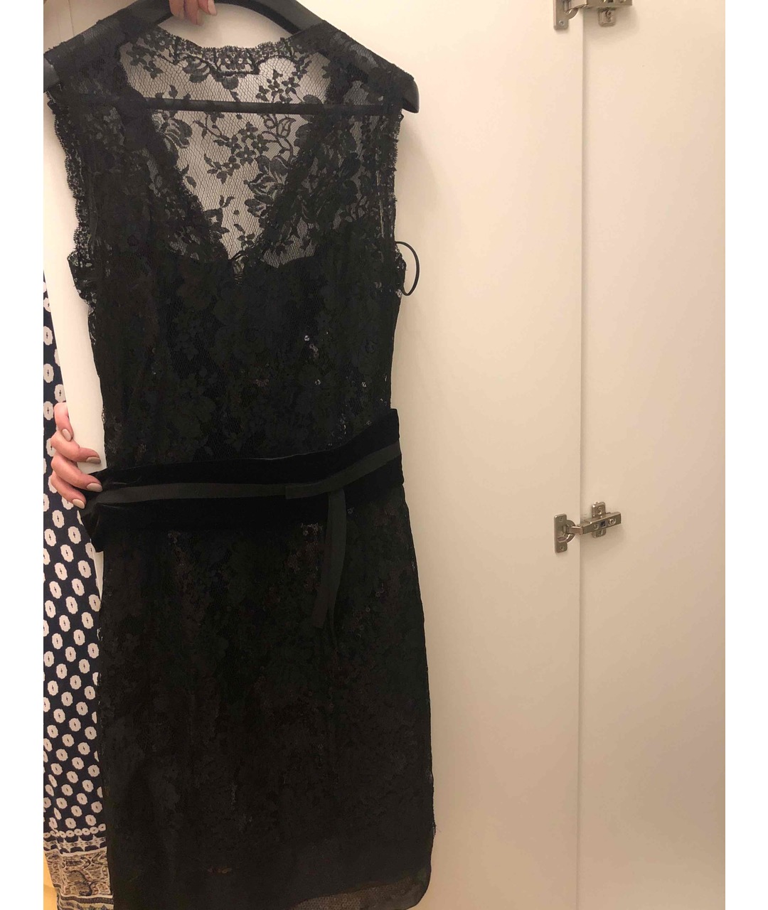 DOLCE&GABBANA Черное кружевное вечернее платье, фото 5