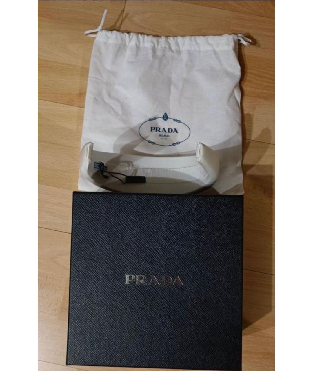 PRADA Белый ободок, фото 2