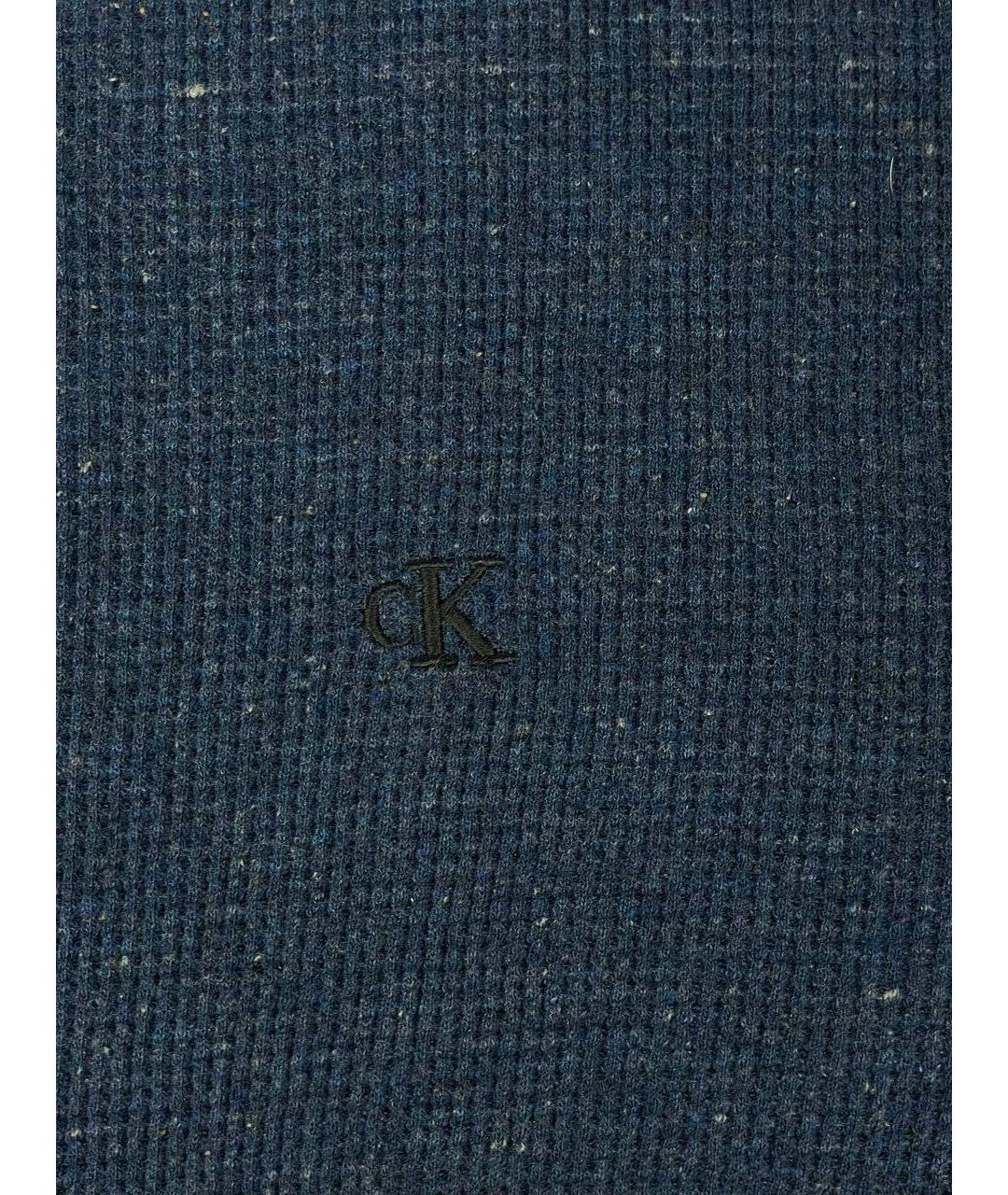 CALVIN KLEIN Синий хлопковый джемпер / свитер, фото 2