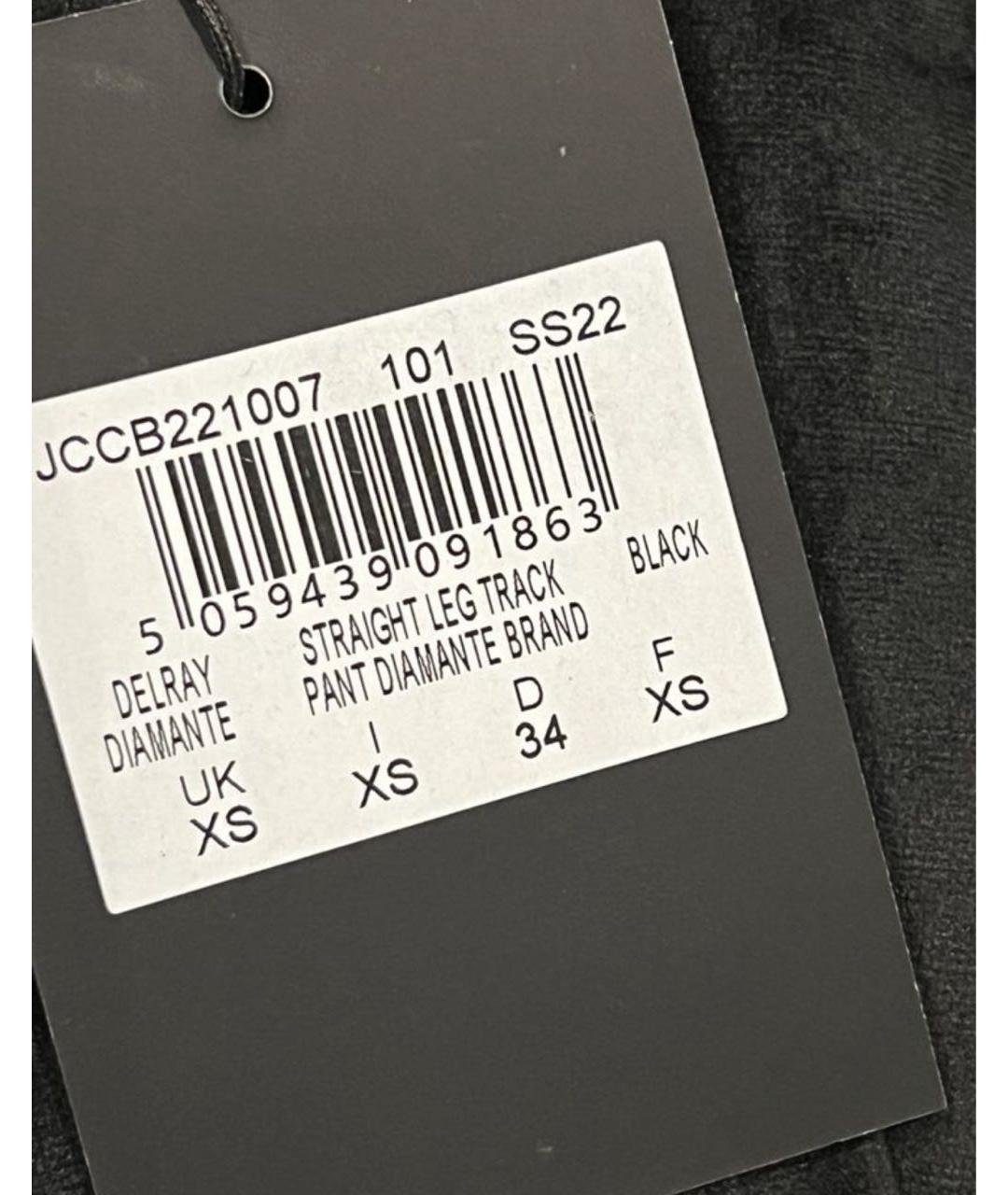 JUICY COUTURE Черный велюровый костюм с брюками, фото 5