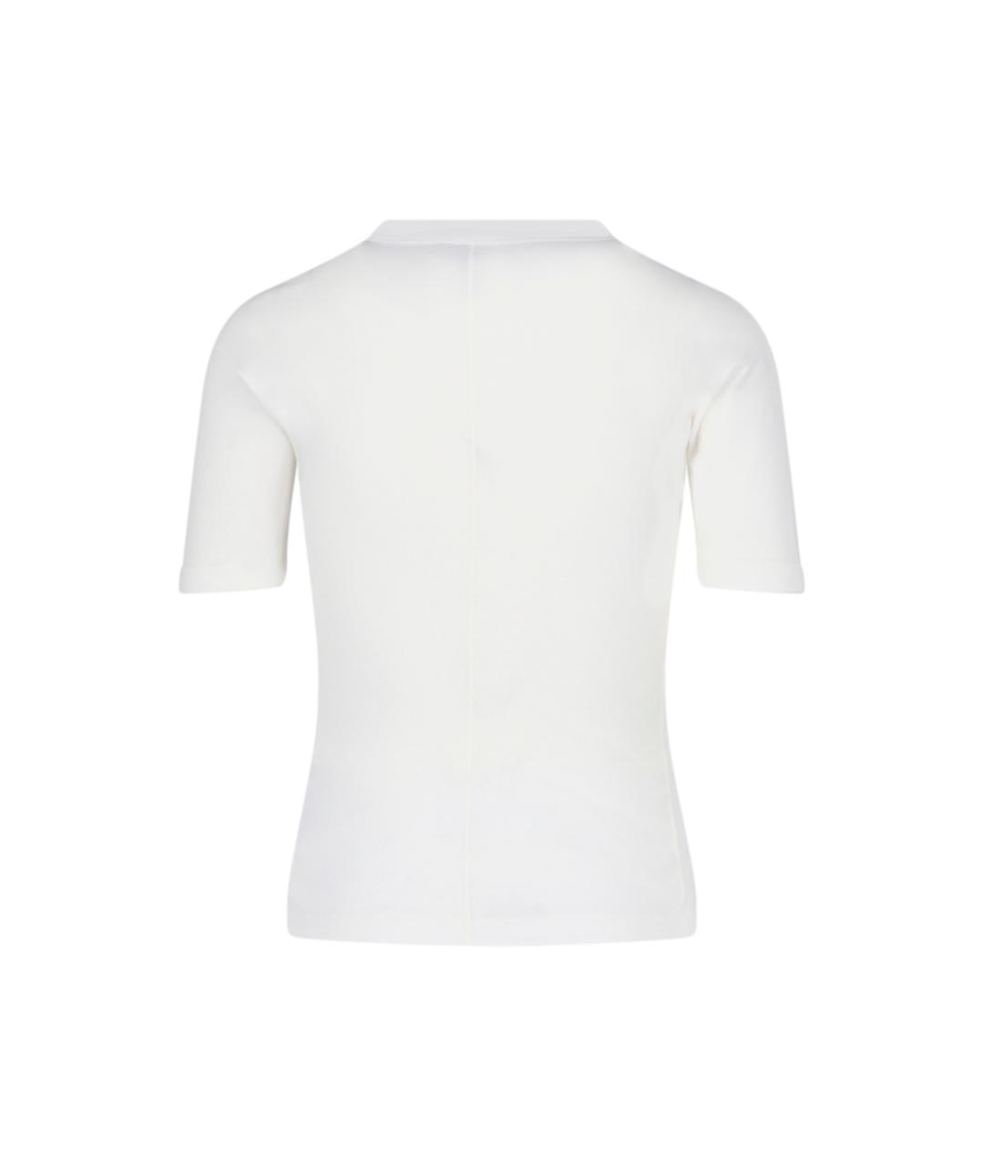 Y-3 Белая хлопковая футболка, фото 2