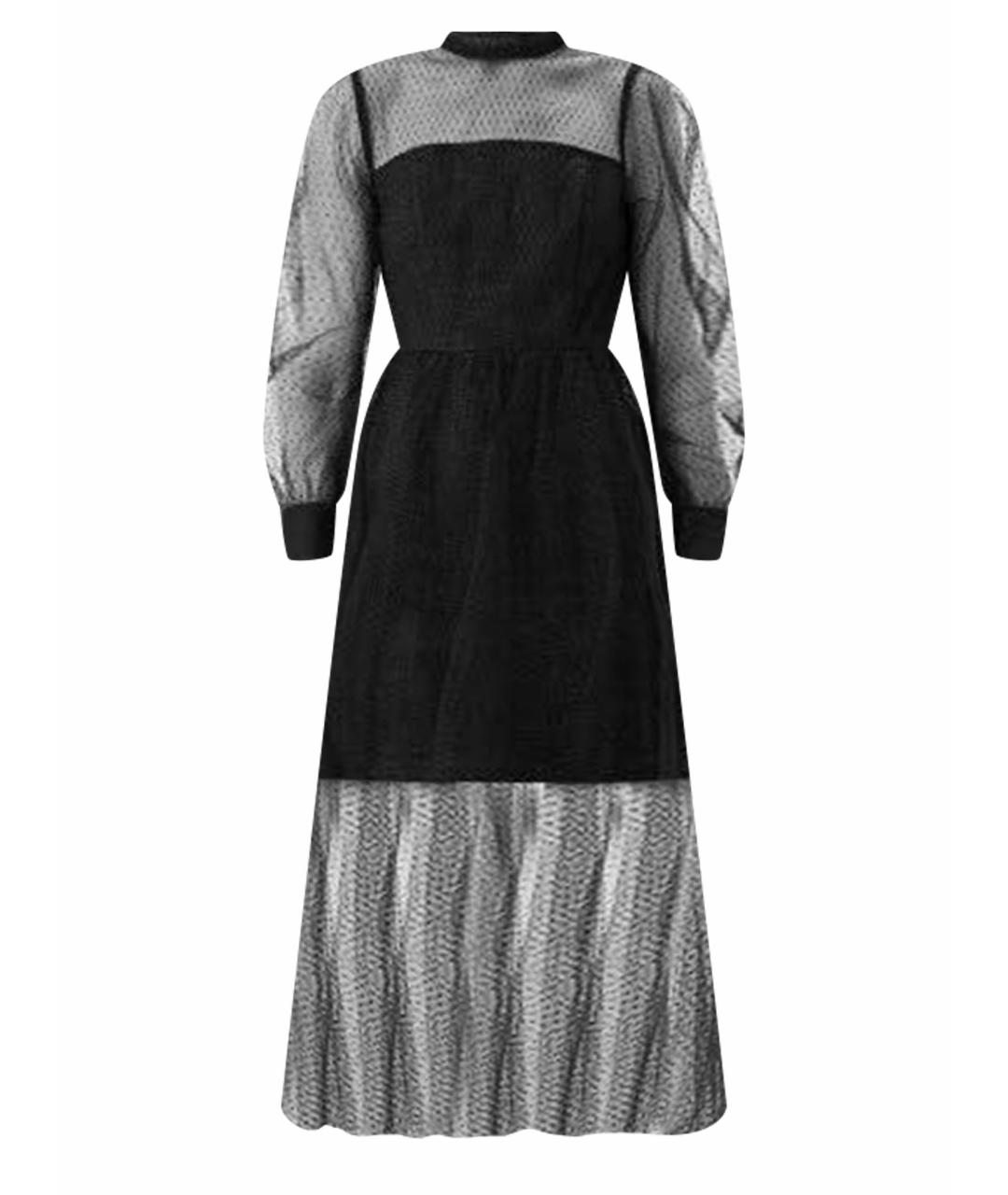 TWIN-SET Черное полиэстеровое платье, фото 1