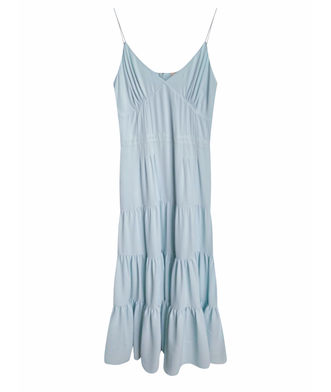YANA DRESS Бирюзовое хлопко-эластановое коктейльное платье, фото 1