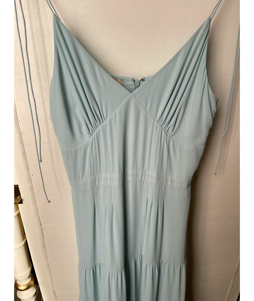 YANA DRESS Бирюзовое хлопко-эластановое коктейльное платье, фото 2