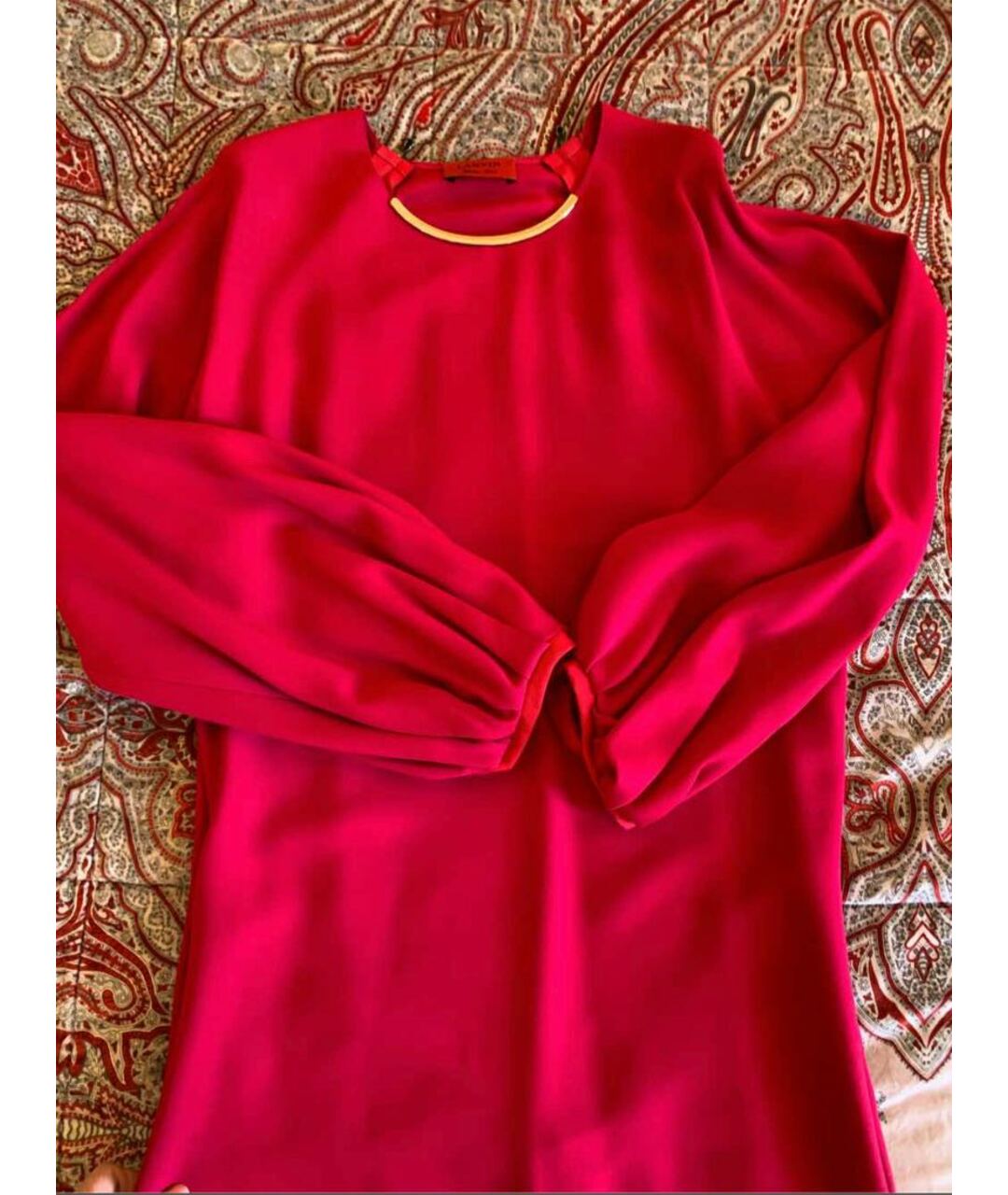 LANVIN Розовое вискозное повседневное платье, фото 5