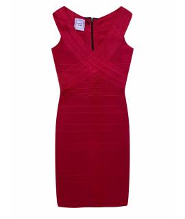 HERVE LEGER Коктейльное платье