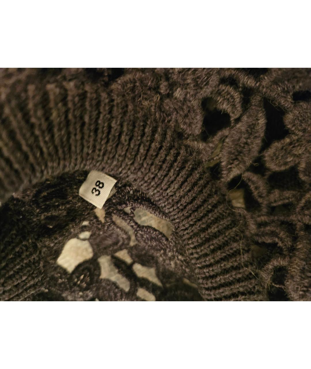 DOLCE&GABBANA Антрацитовый шерстяной джемпер / свитер, фото 4