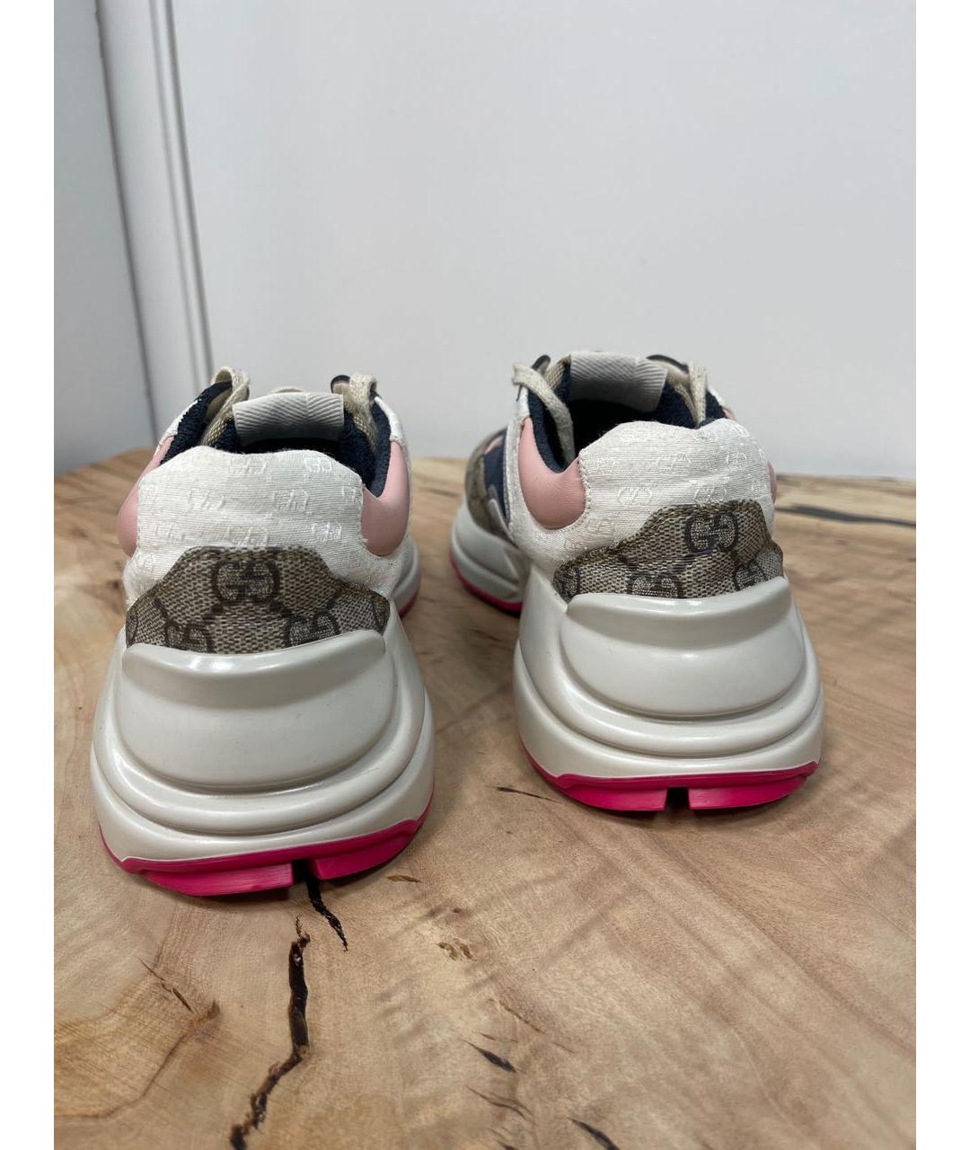 GUCCI Мульти текстильные кроссовки, фото 3