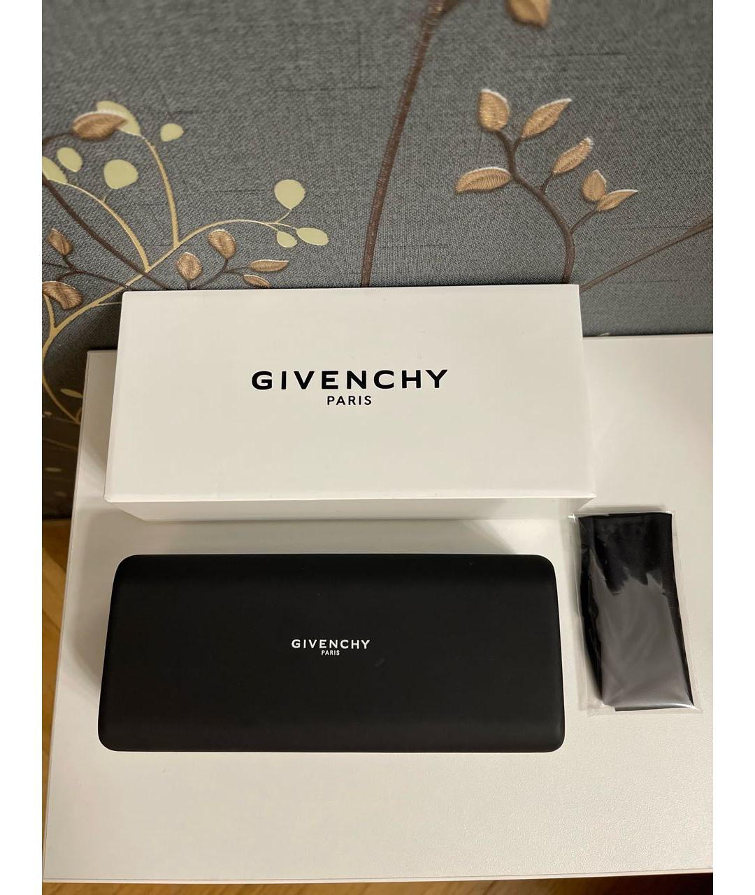 GIVENCHY Золотые металлические солнцезащитные очки, фото 6