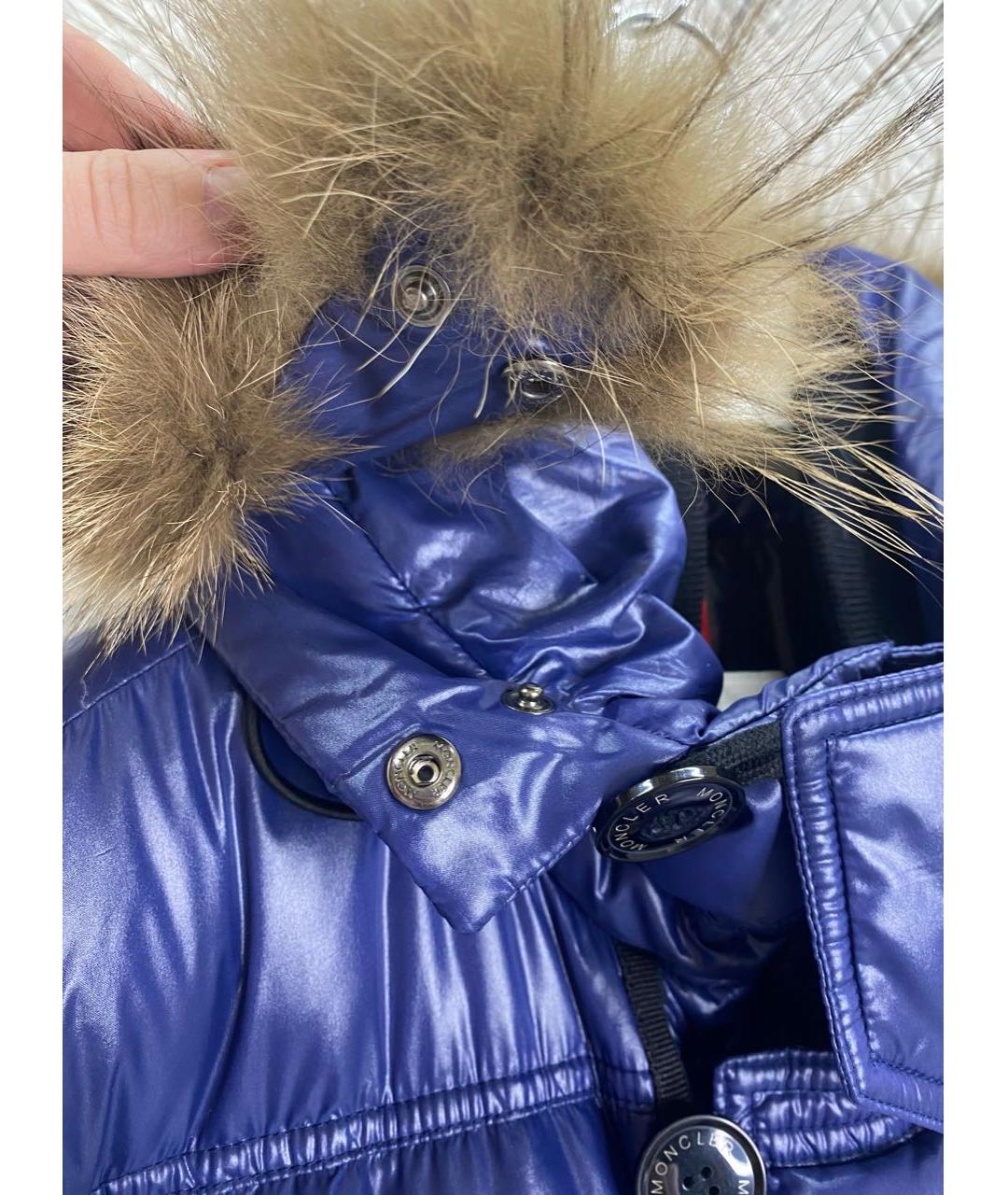MONCLER Синяя куртка, фото 4