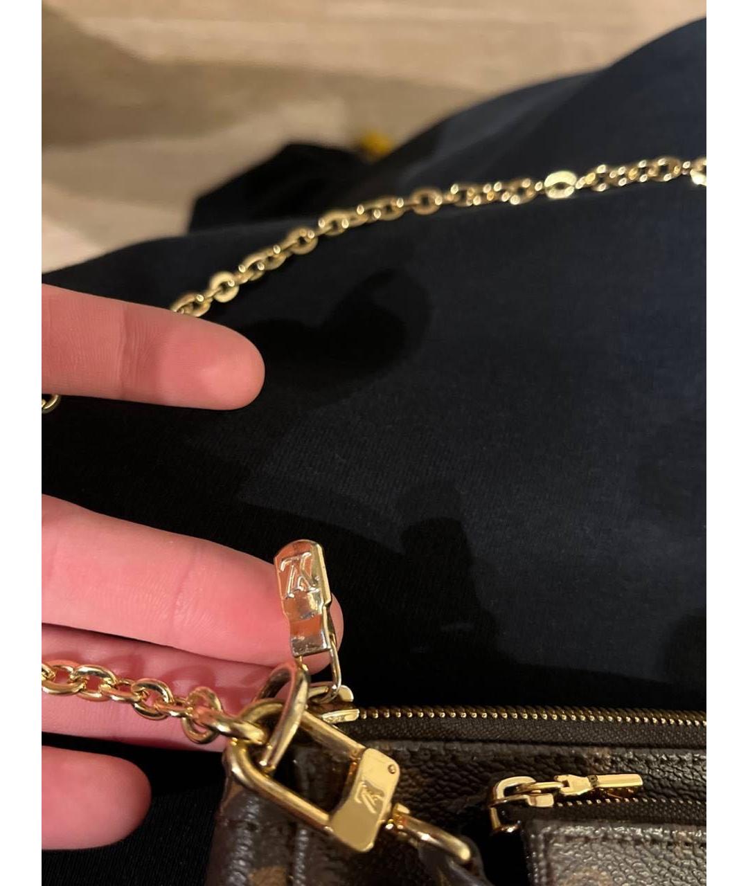 LOUIS VUITTON Коричневая сумка через плечо, фото 6