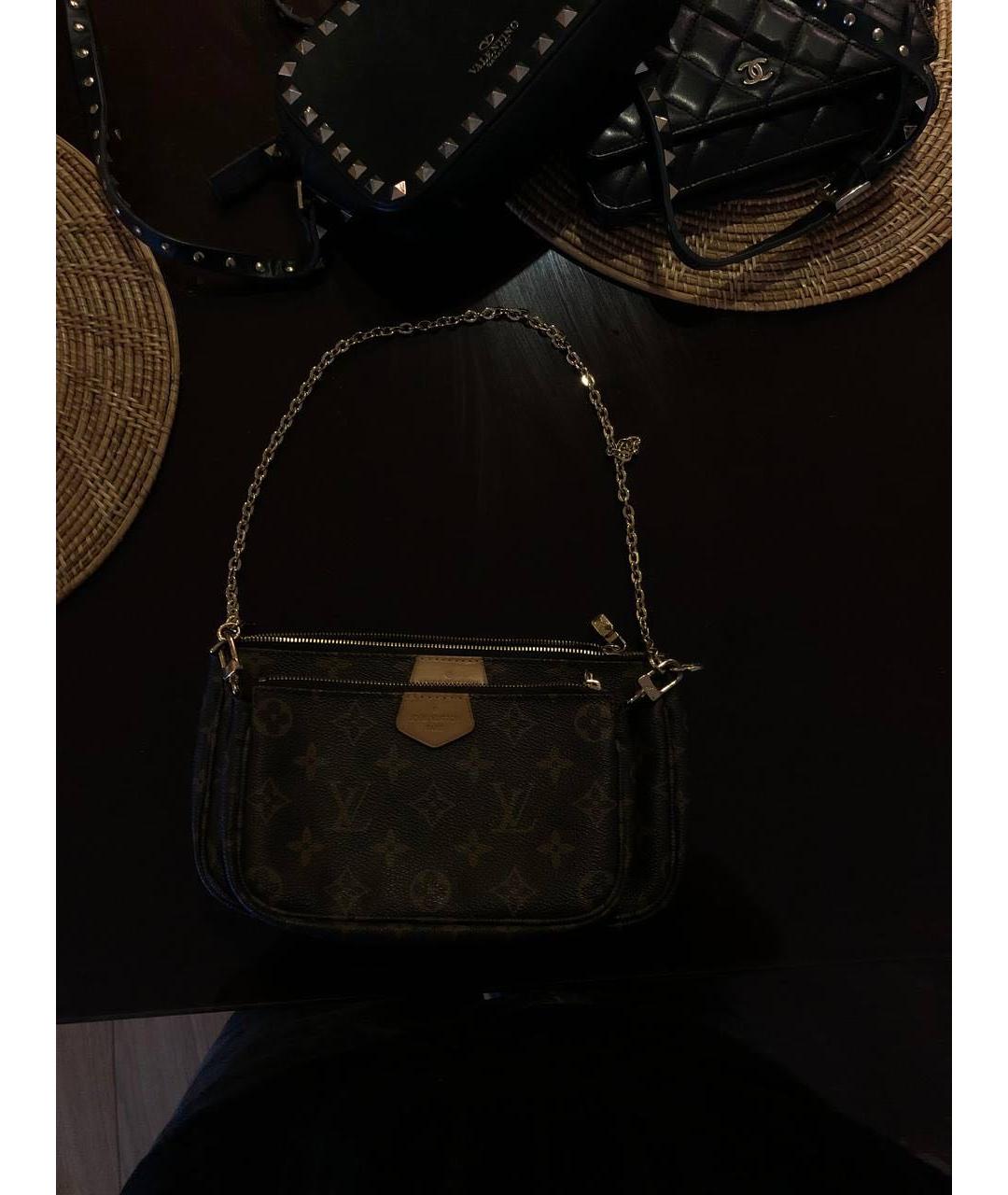 LOUIS VUITTON Коричневая сумка через плечо, фото 3
