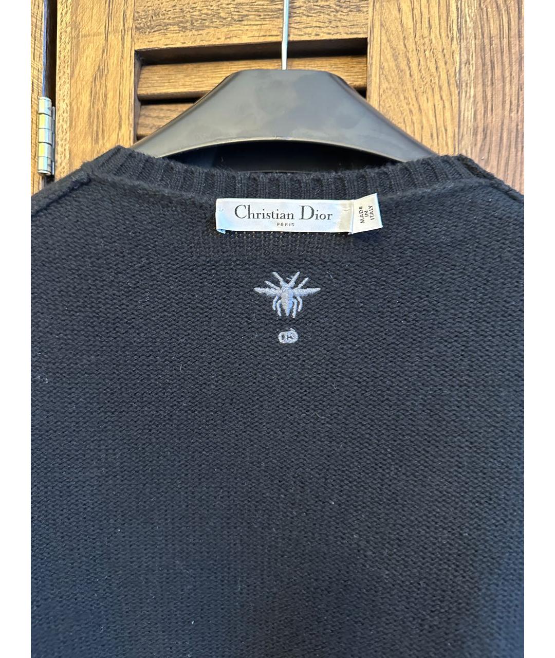 CHRISTIAN DIOR PRE-OWNED Черный кашемировый джемпер / свитер, фото 3