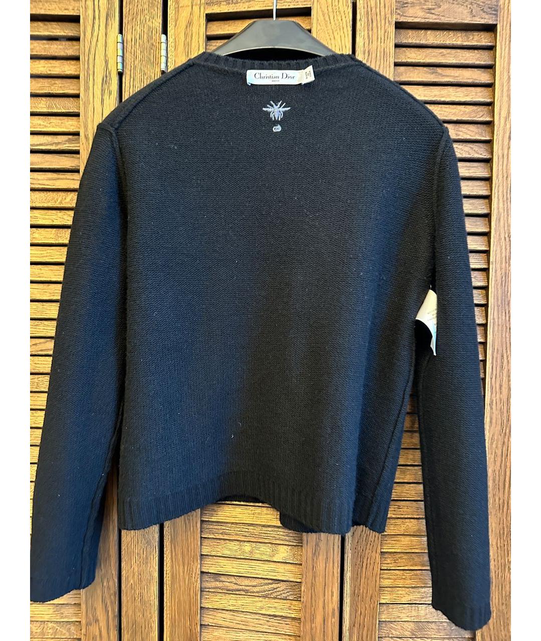 CHRISTIAN DIOR PRE-OWNED Черный кашемировый джемпер / свитер, фото 2