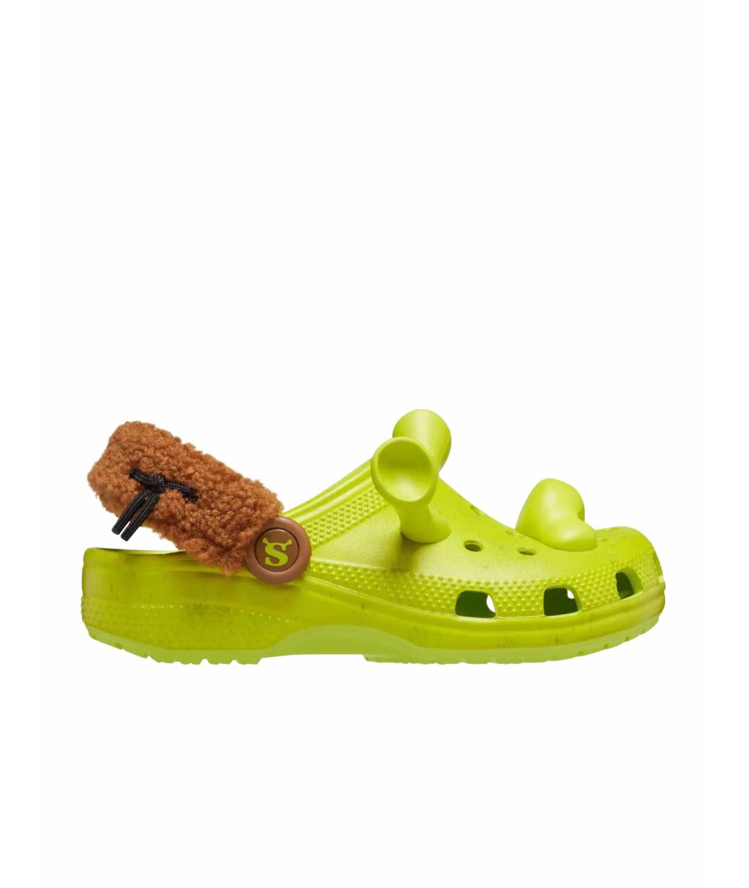 CROCS Зеленые резиновые сабо, фото 1