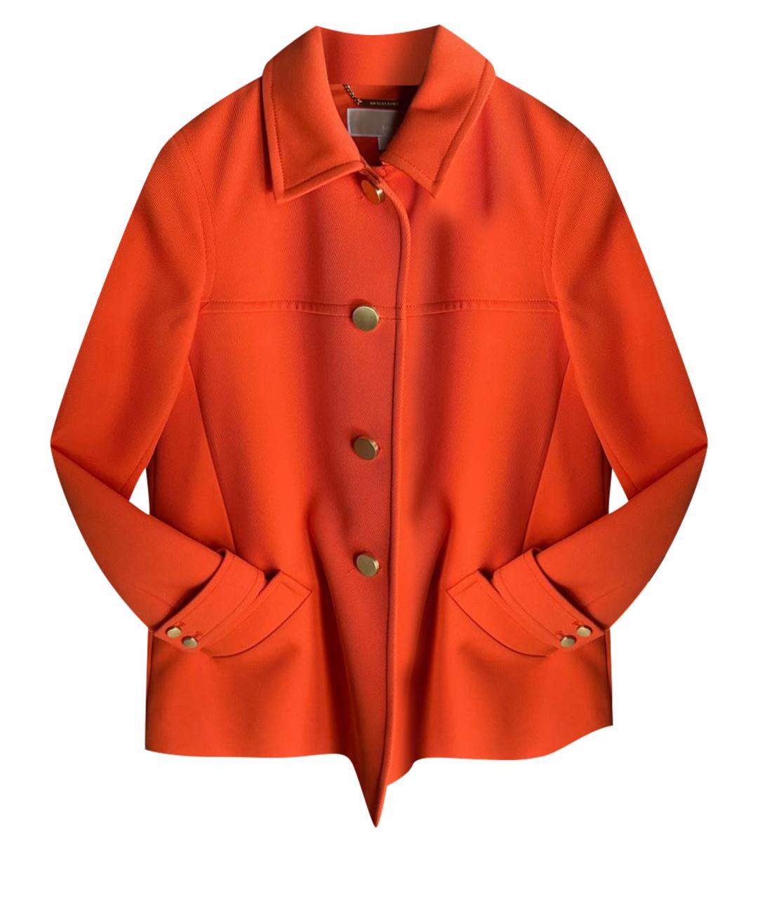 MICHAEL KORS Оранжевый хлопковый жакет/пиджак, фото 1