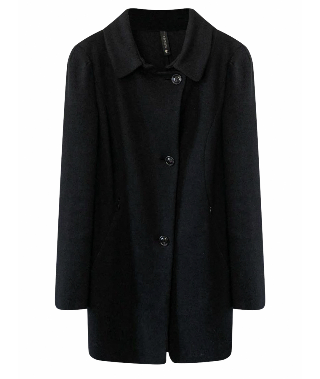 MARC CAIN Черное шерстяное пальто, фото 1