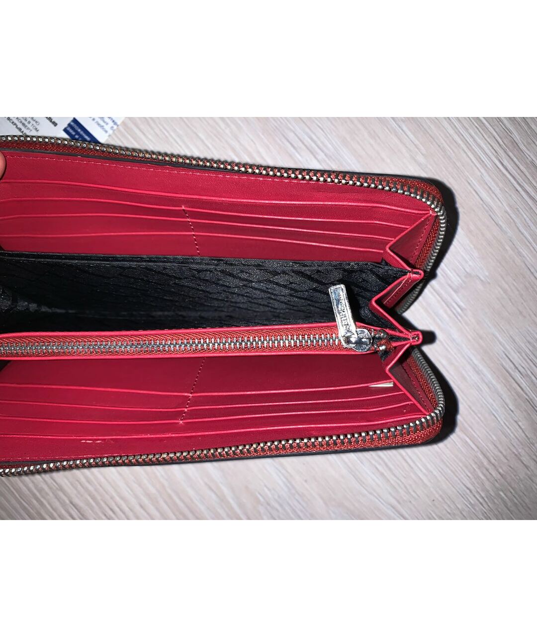 GIANFRANCO FERRE Бордовый кожаный кошелек, фото 4