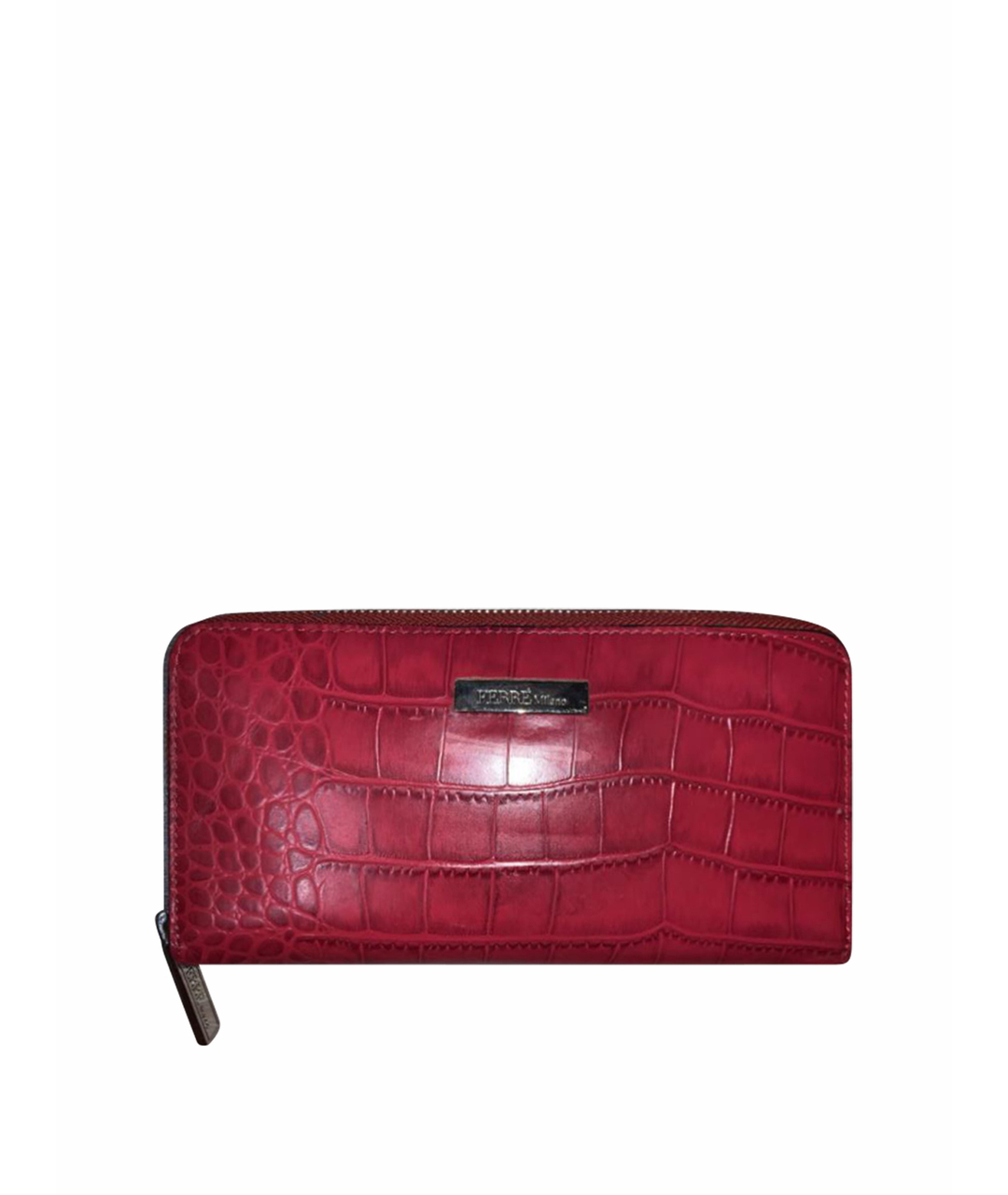 GIANFRANCO FERRE Бордовый кожаный кошелек, фото 1