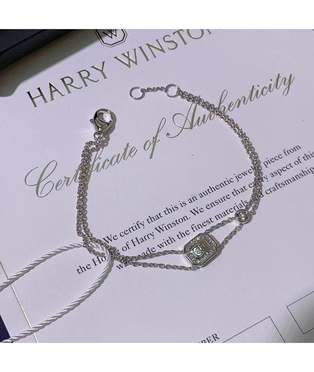 Harry Winston Серебрянный браслет из белого золота, фото 6