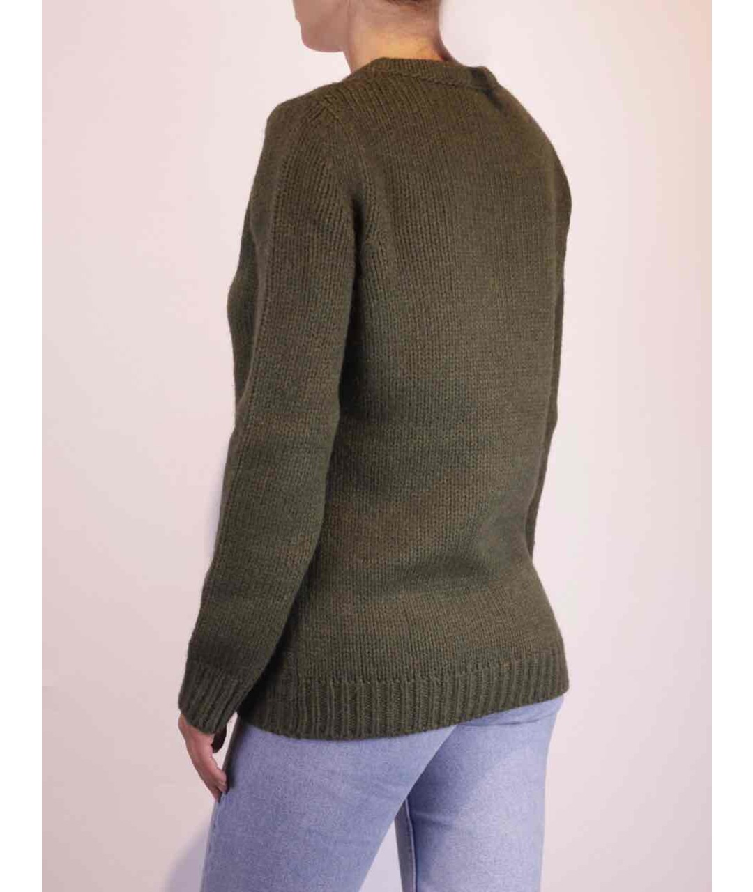 STELLA MCCARTNEY Зеленый шерстяной джемпер / свитер, фото 3