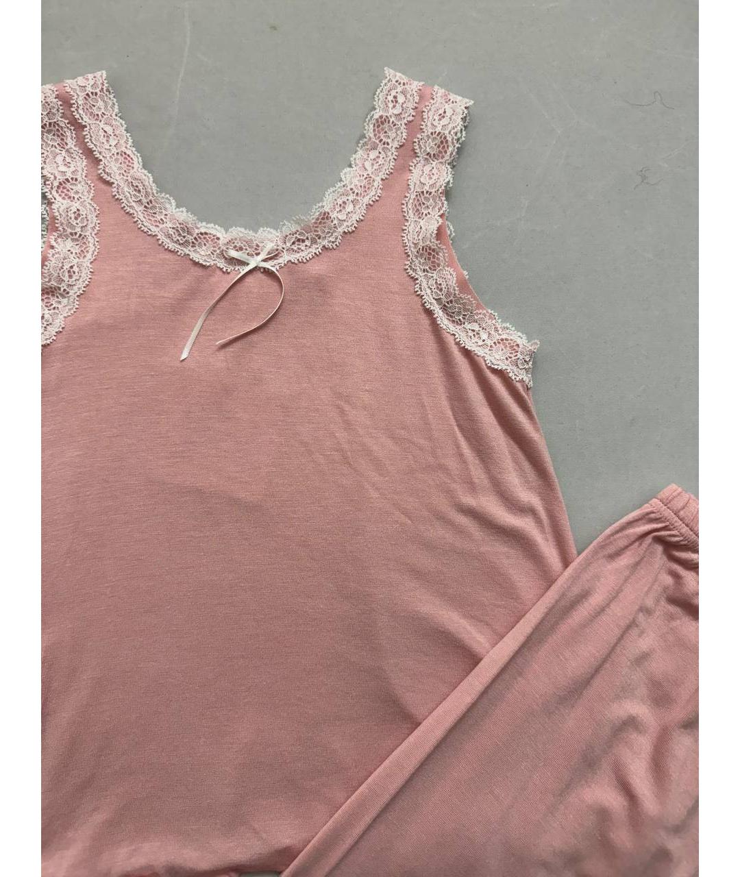 STORY LORIS Розовая вискозная пижама/белье, фото 4
