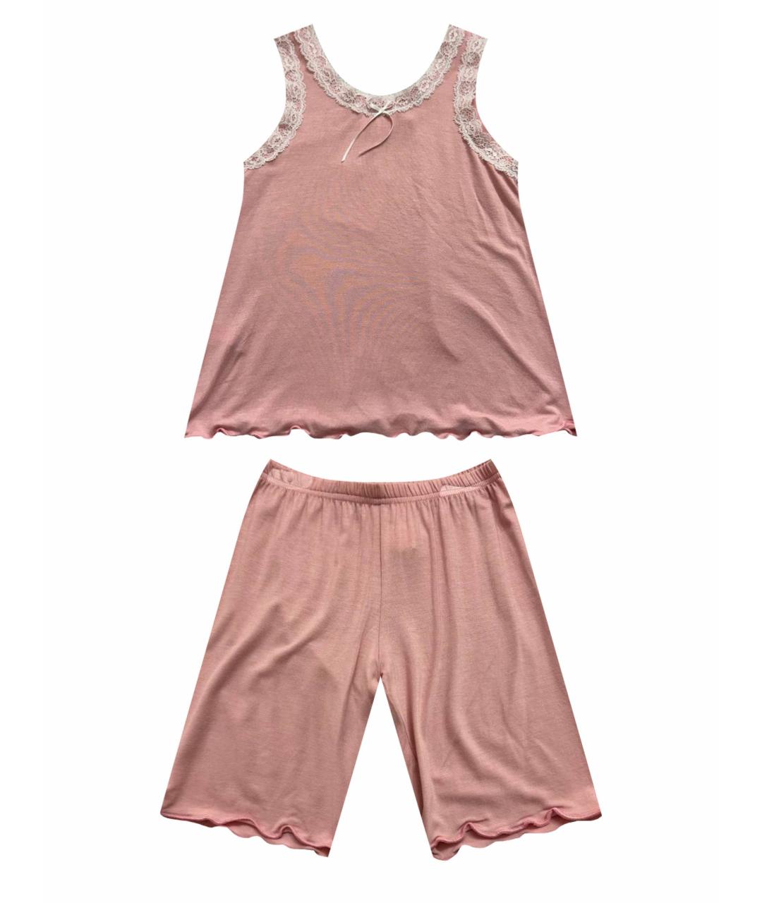 STORY LORIS Розовая вискозная пижама/белье, фото 1