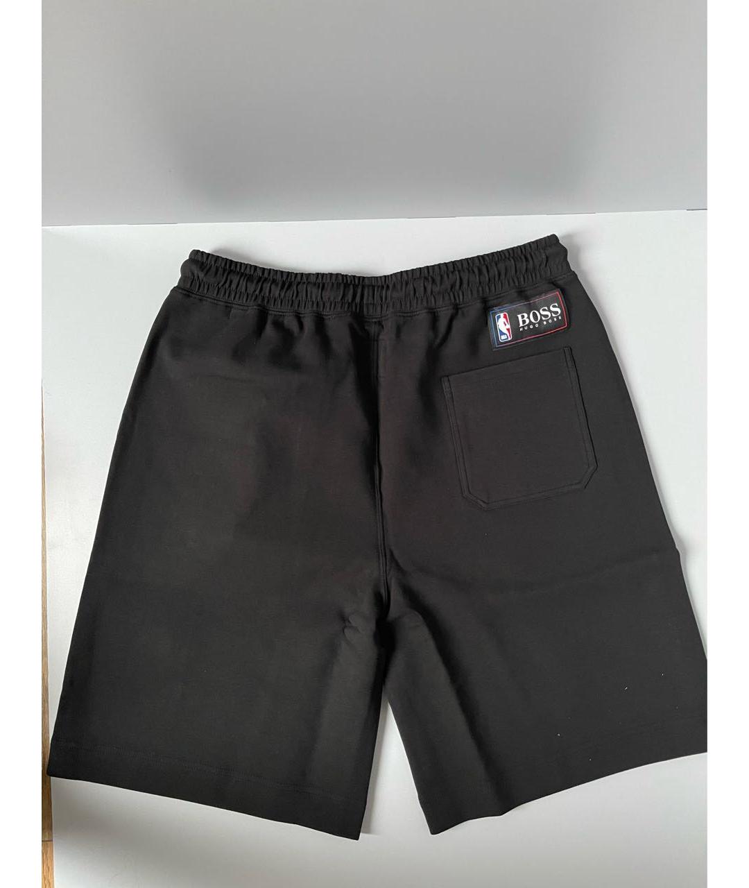 HUGO BOSS Черные хлопковые шорты, фото 3
