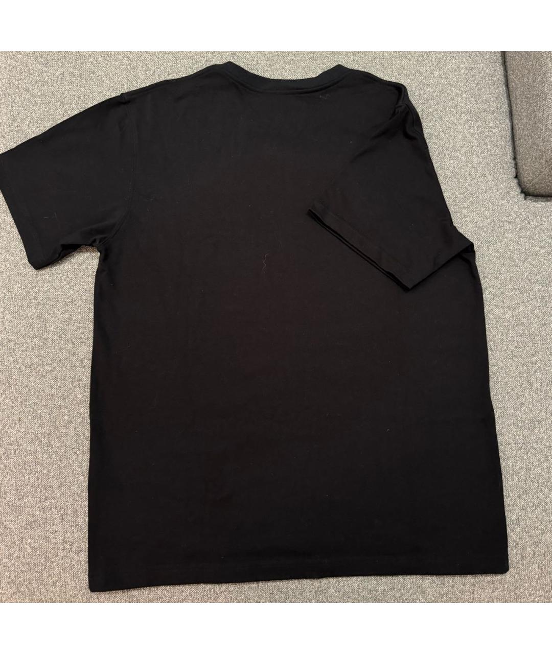 CHRISTIAN DIOR PRE-OWNED Черная хлопковая футболка, фото 2