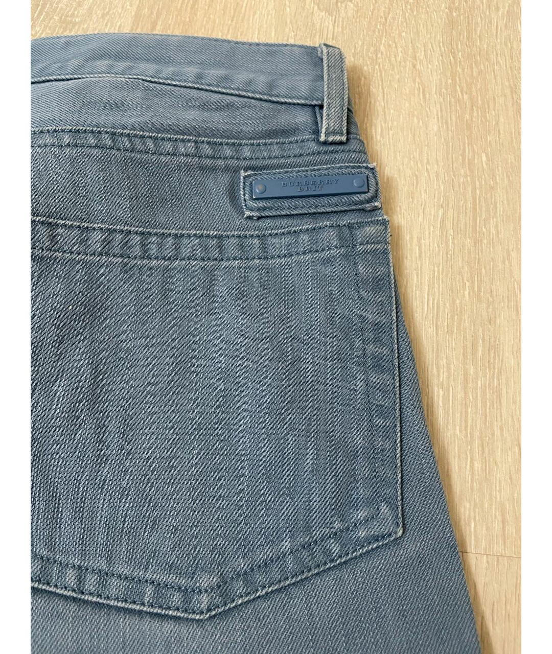 BURBERRY Голубые джинсы скинни, фото 7