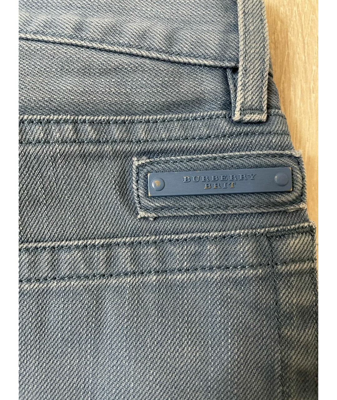 BURBERRY Голубые джинсы скинни, фото 8