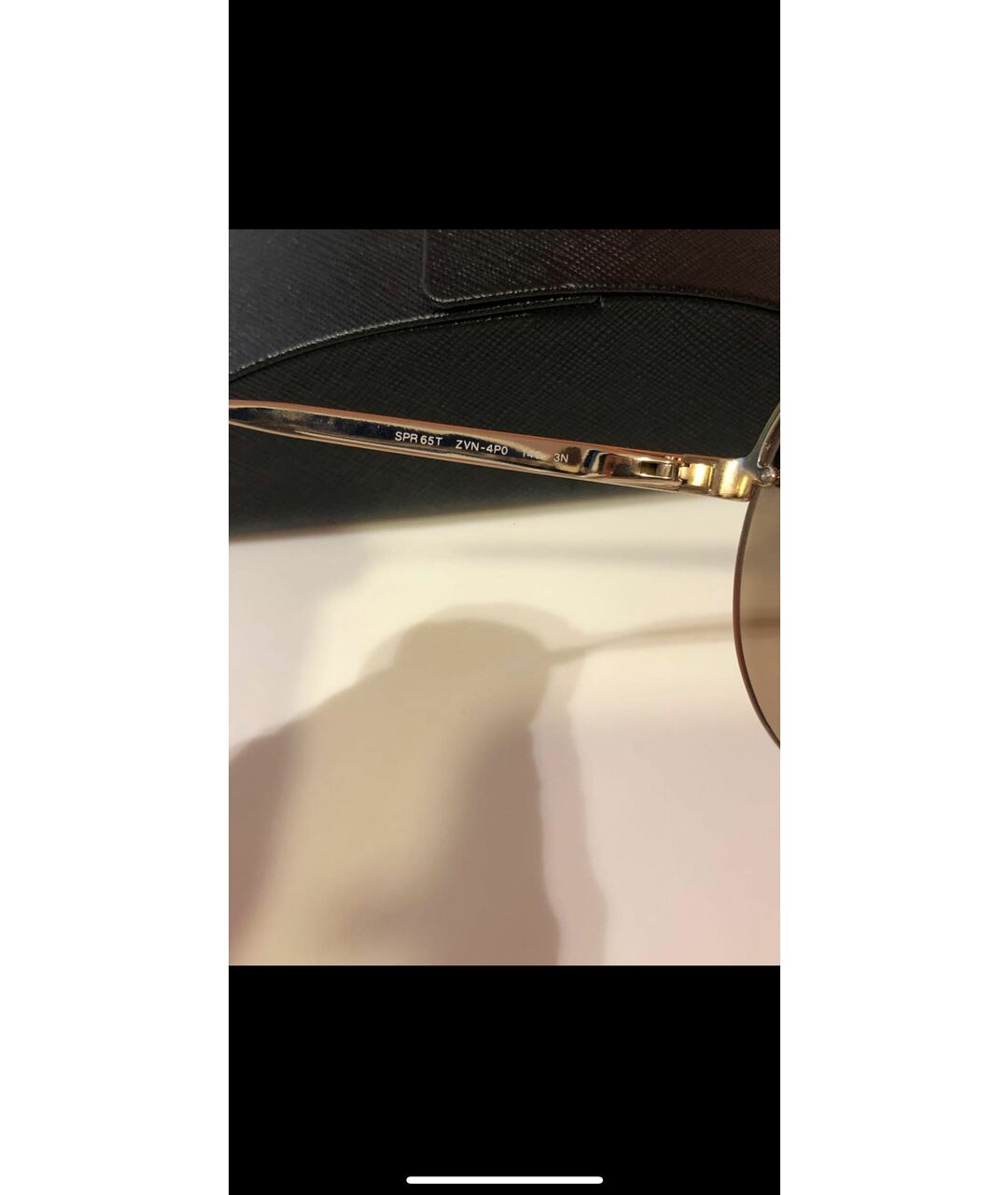 PRADA Горчичные металлические солнцезащитные очки, фото 8