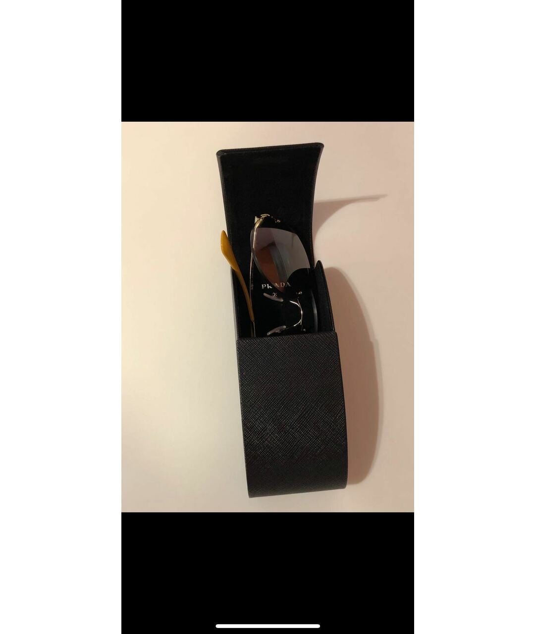 PRADA Горчичные металлические солнцезащитные очки, фото 4