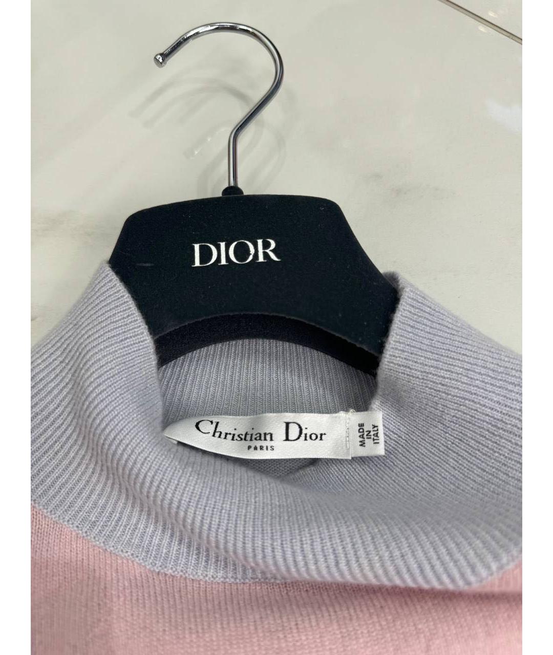 CHRISTIAN DIOR Розовая кашемировая водолазка, фото 3