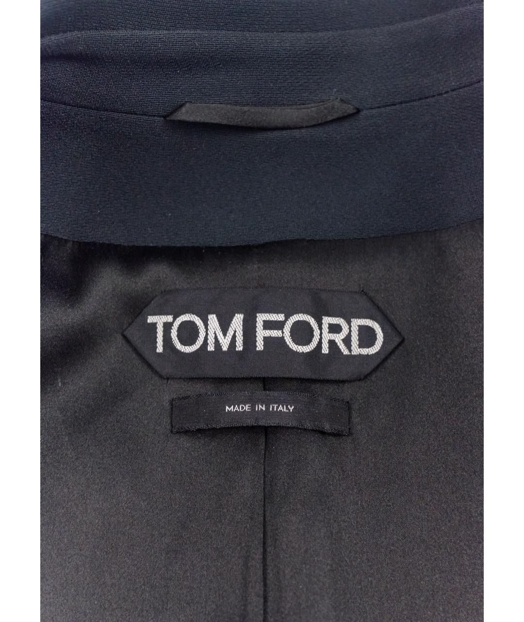 TOM FORD Черный вискозный костюм с брюками, фото 4