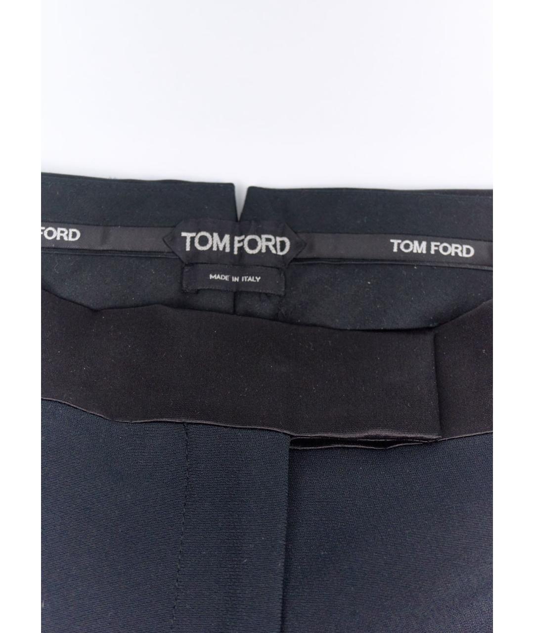 TOM FORD Черный вискозный костюм с брюками, фото 7