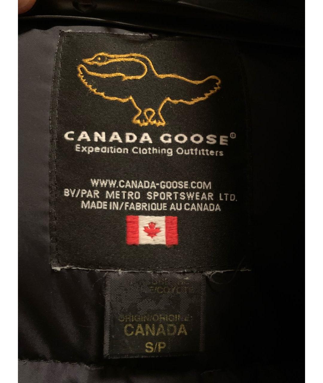 CANADA GOOSE Черный пуховик, фото 5