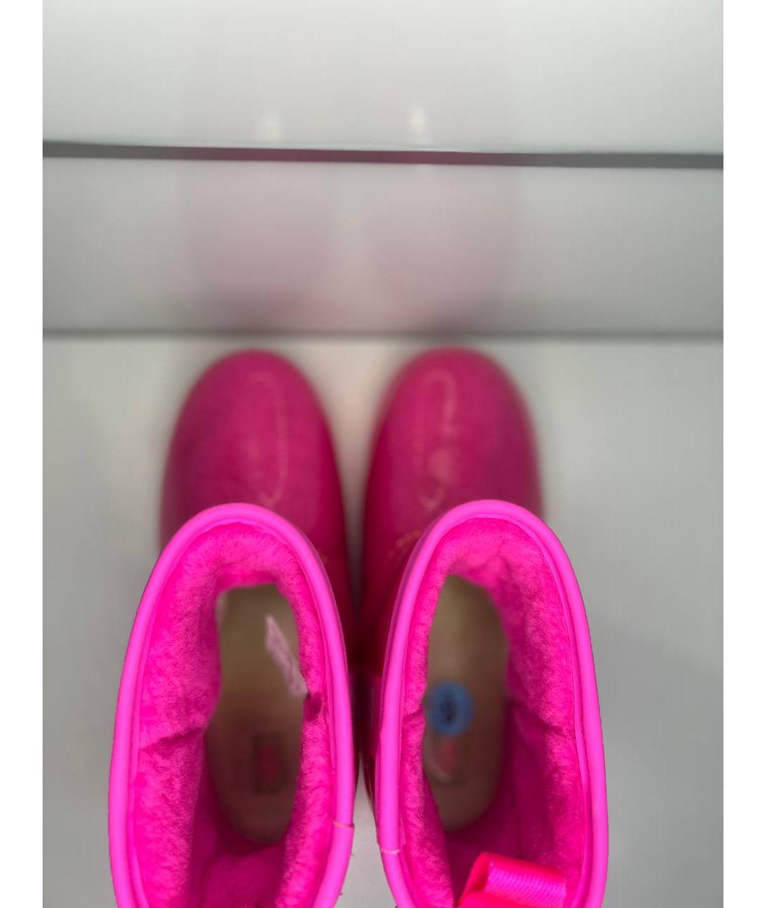UGG AUSTRALIA Розовые ботинки, фото 3