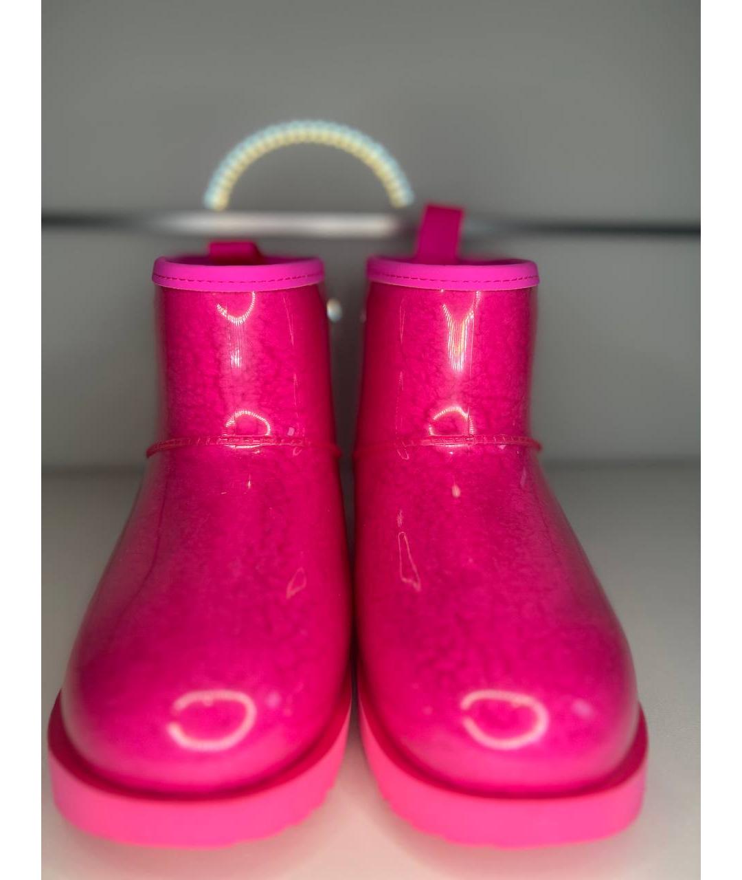 UGG AUSTRALIA Розовые ботинки, фото 2