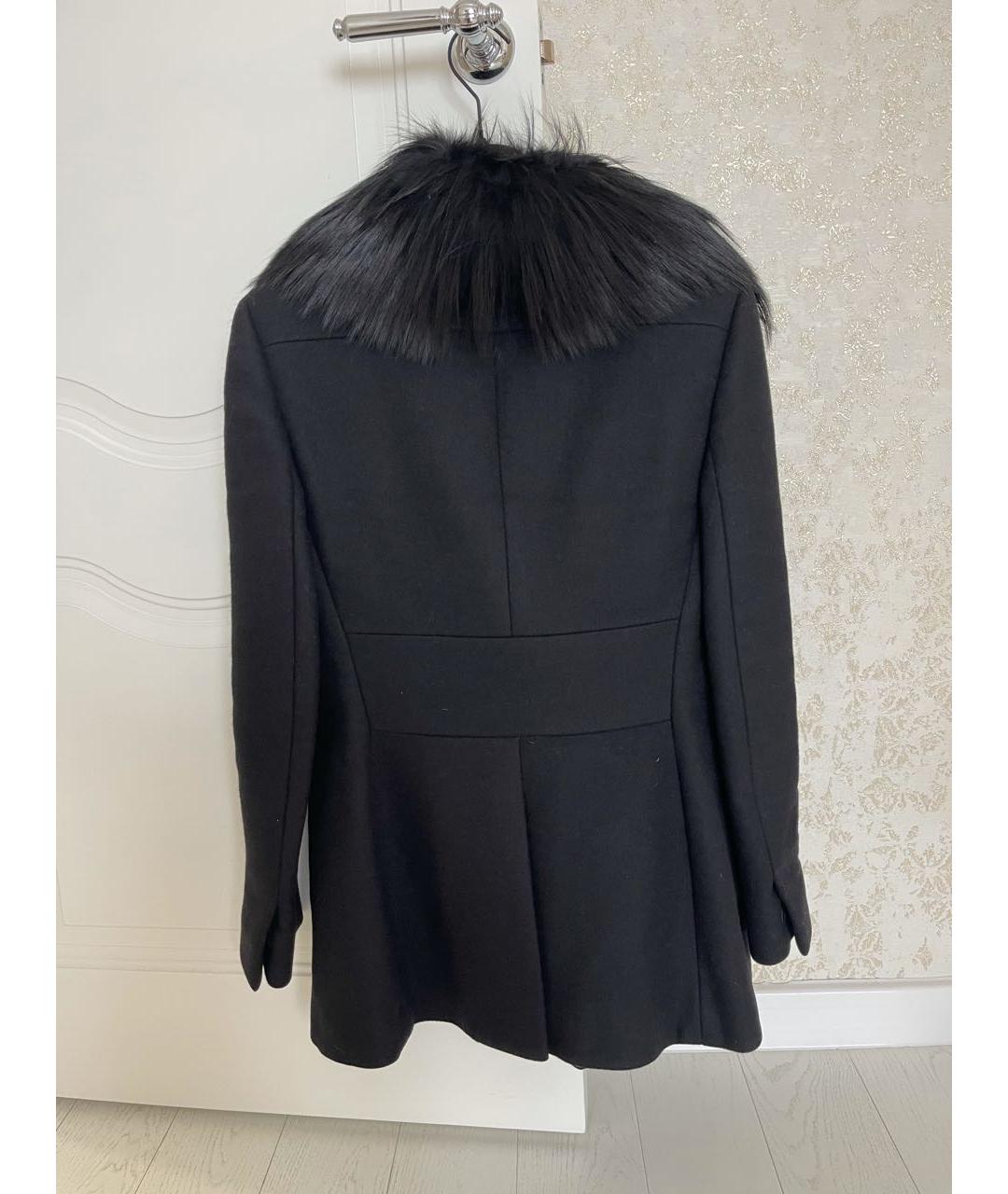 PRADA Черное пальто, фото 2