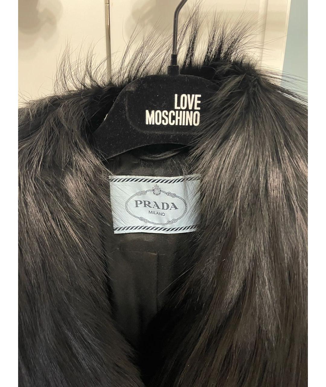 PRADA Черное пальто, фото 6