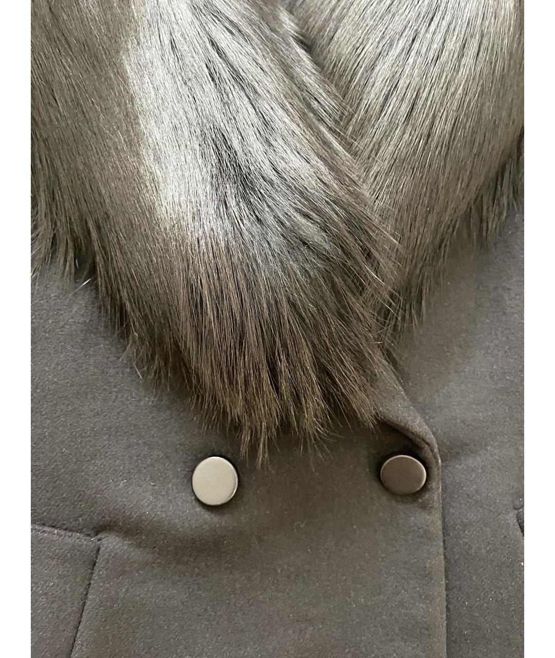 PRADA Черное пальто, фото 3